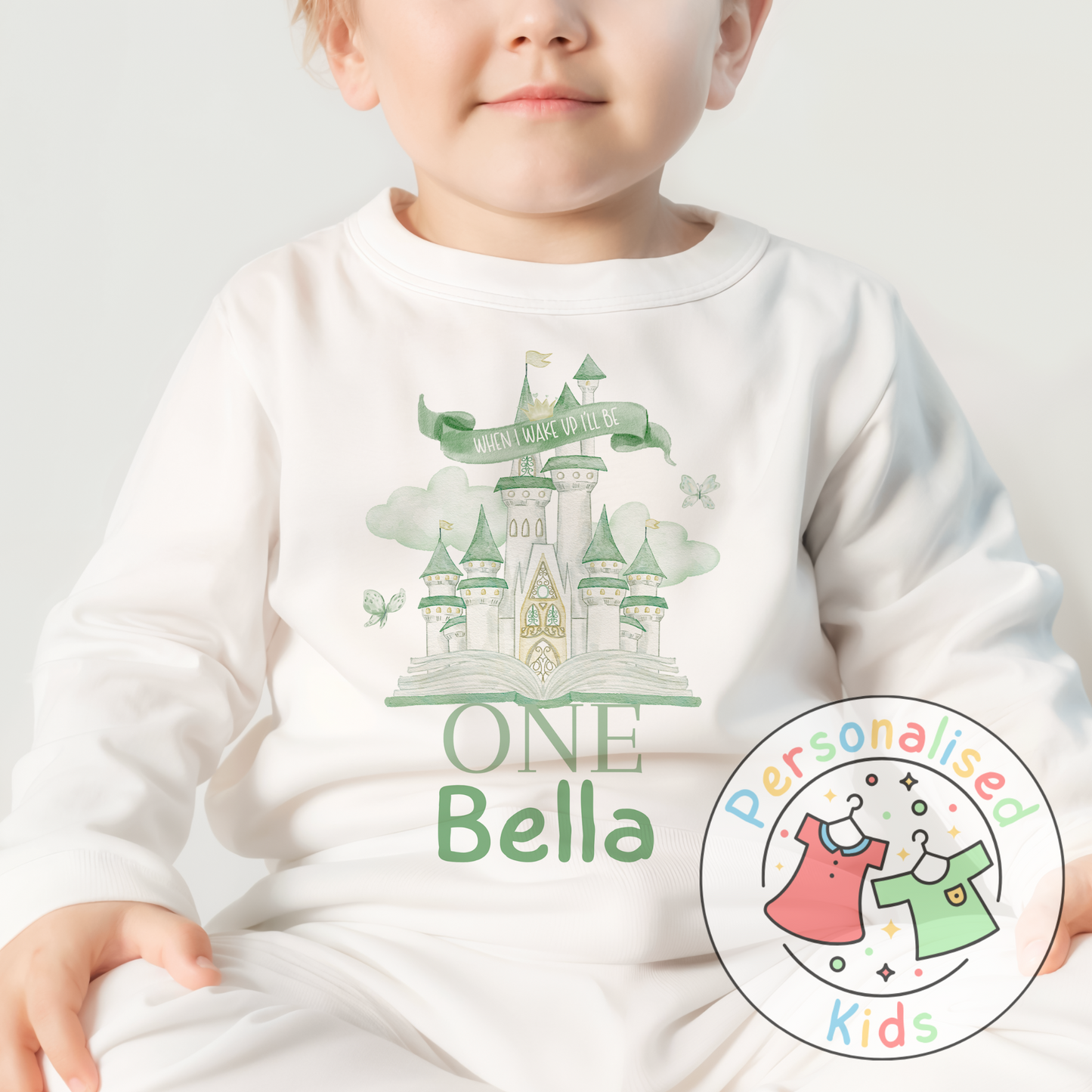 “When I Wake Up I Will Be…” Fairy Tale Castle Birthday Pyjamas – A Dreamy Way to Celebrate!