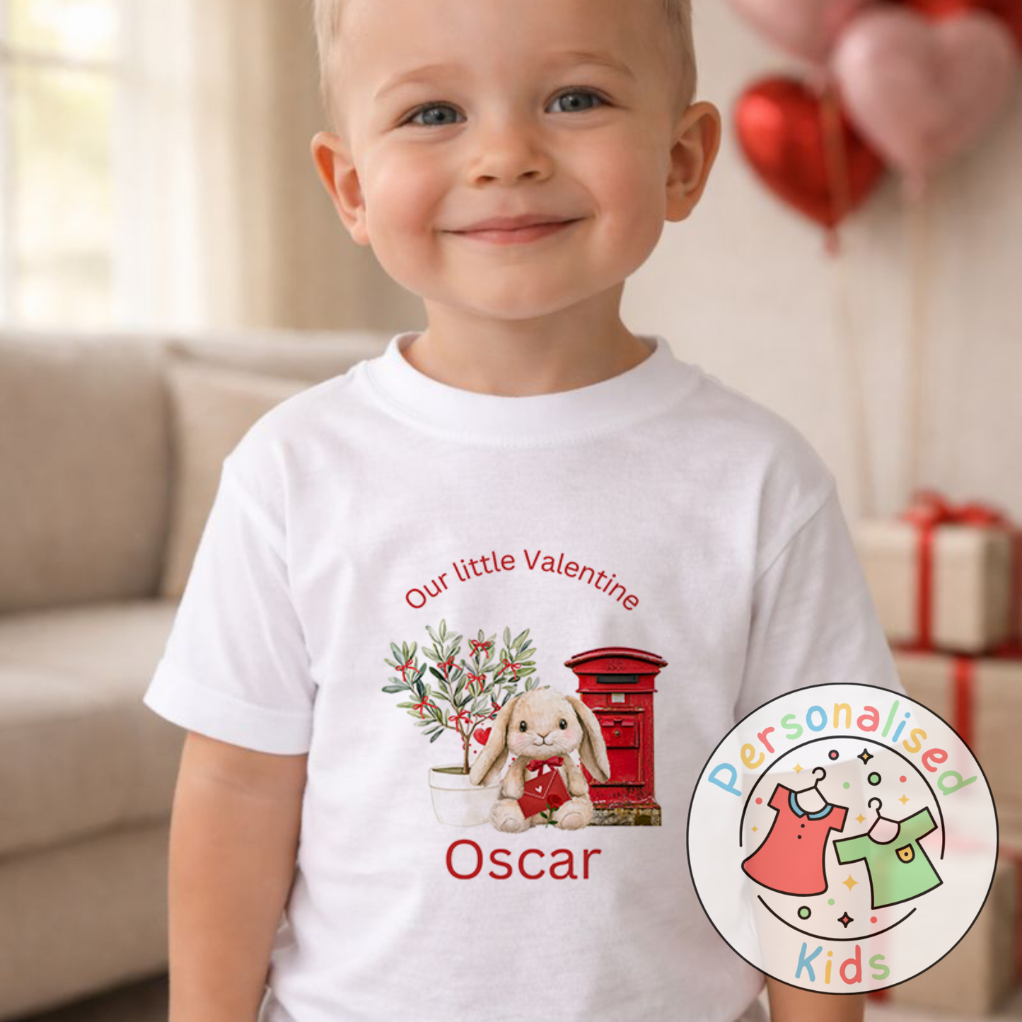 Personalised Valentine’s T-Shirt V009