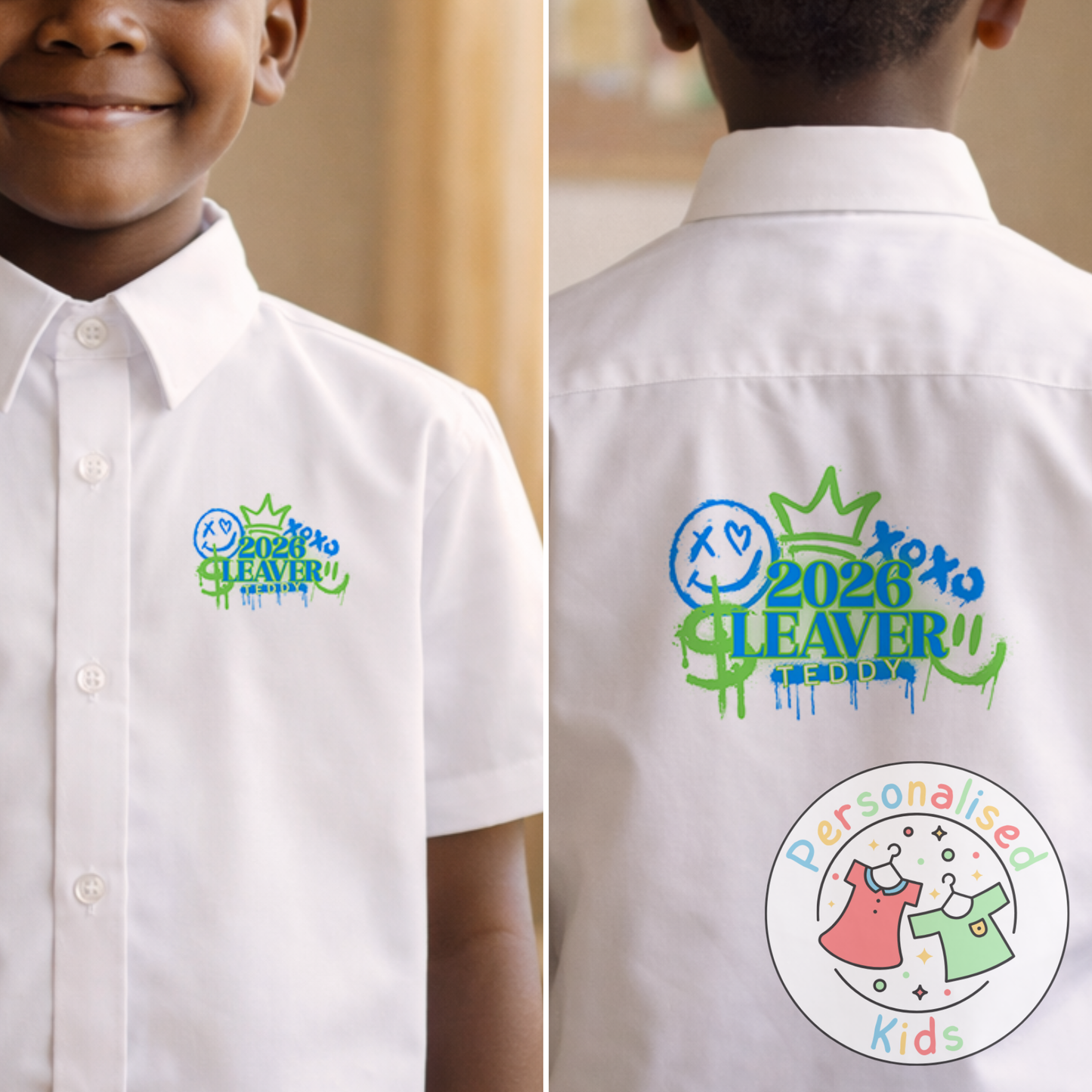 Personalised 2026 School Leavers Shirt SL004