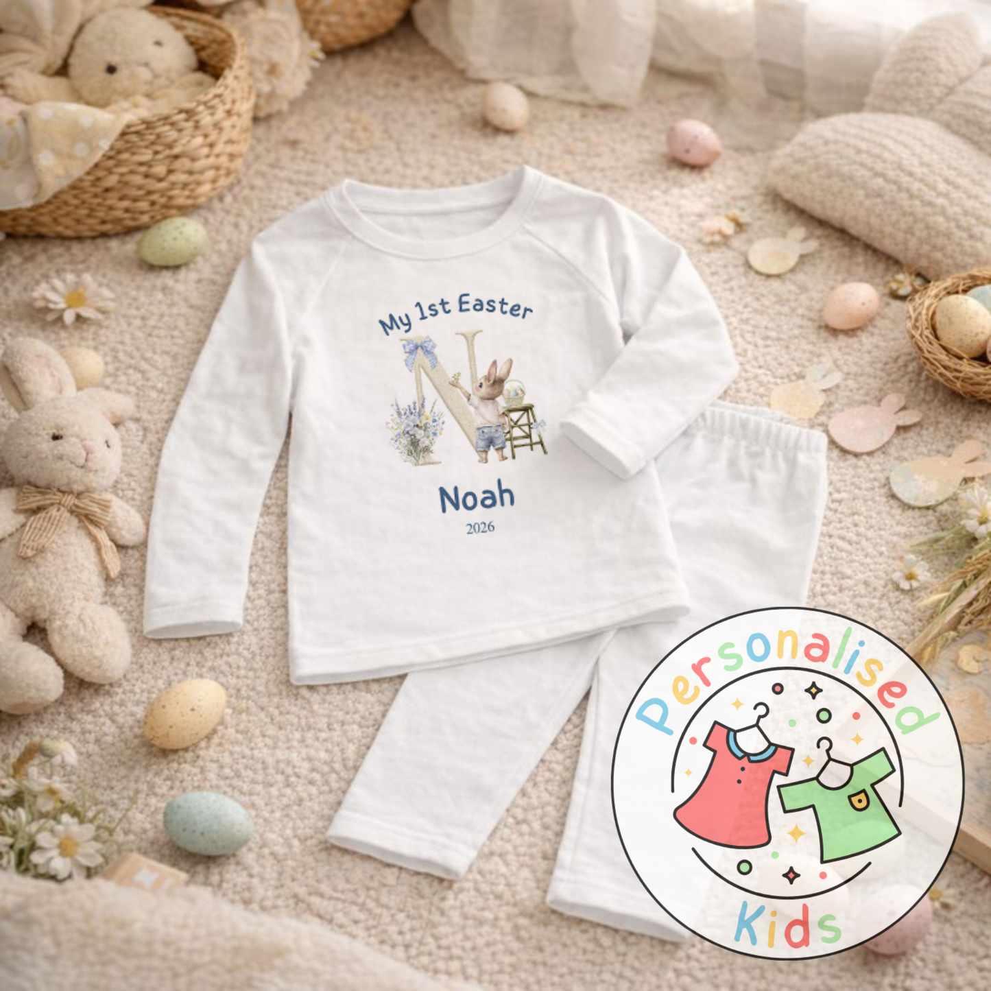 Personalised My 1st Easter Bunny Pyjamas BE006
