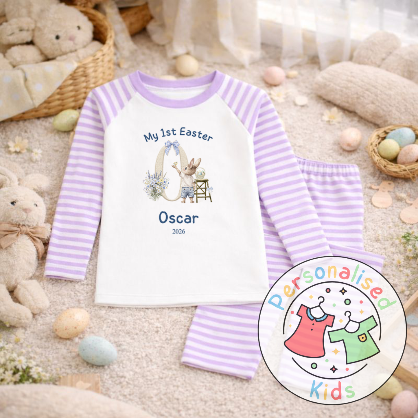 Personalised My 1st Easter Bunny Pyjamas BE006