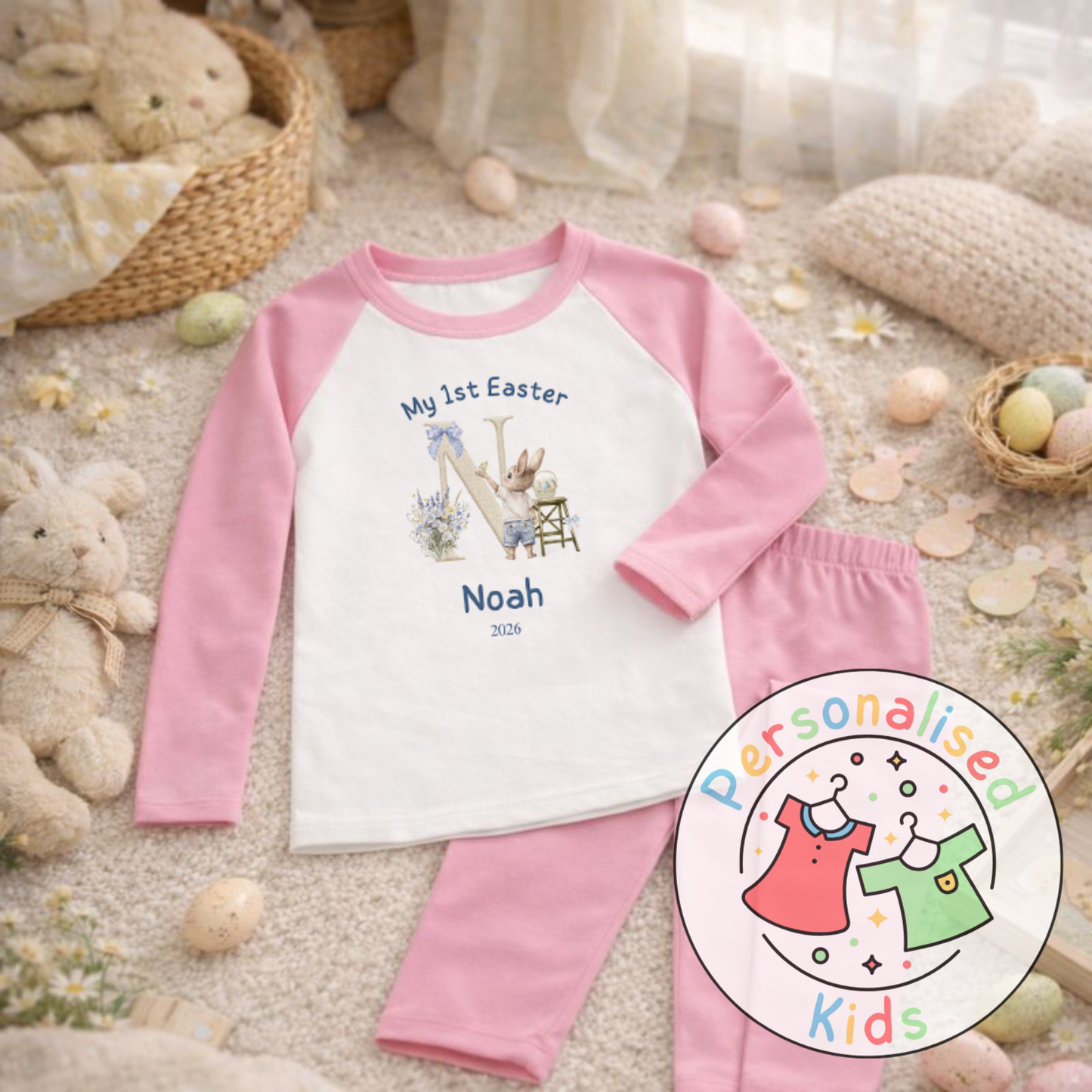 Personalised My 1st Easter Bunny Pyjamas BE006