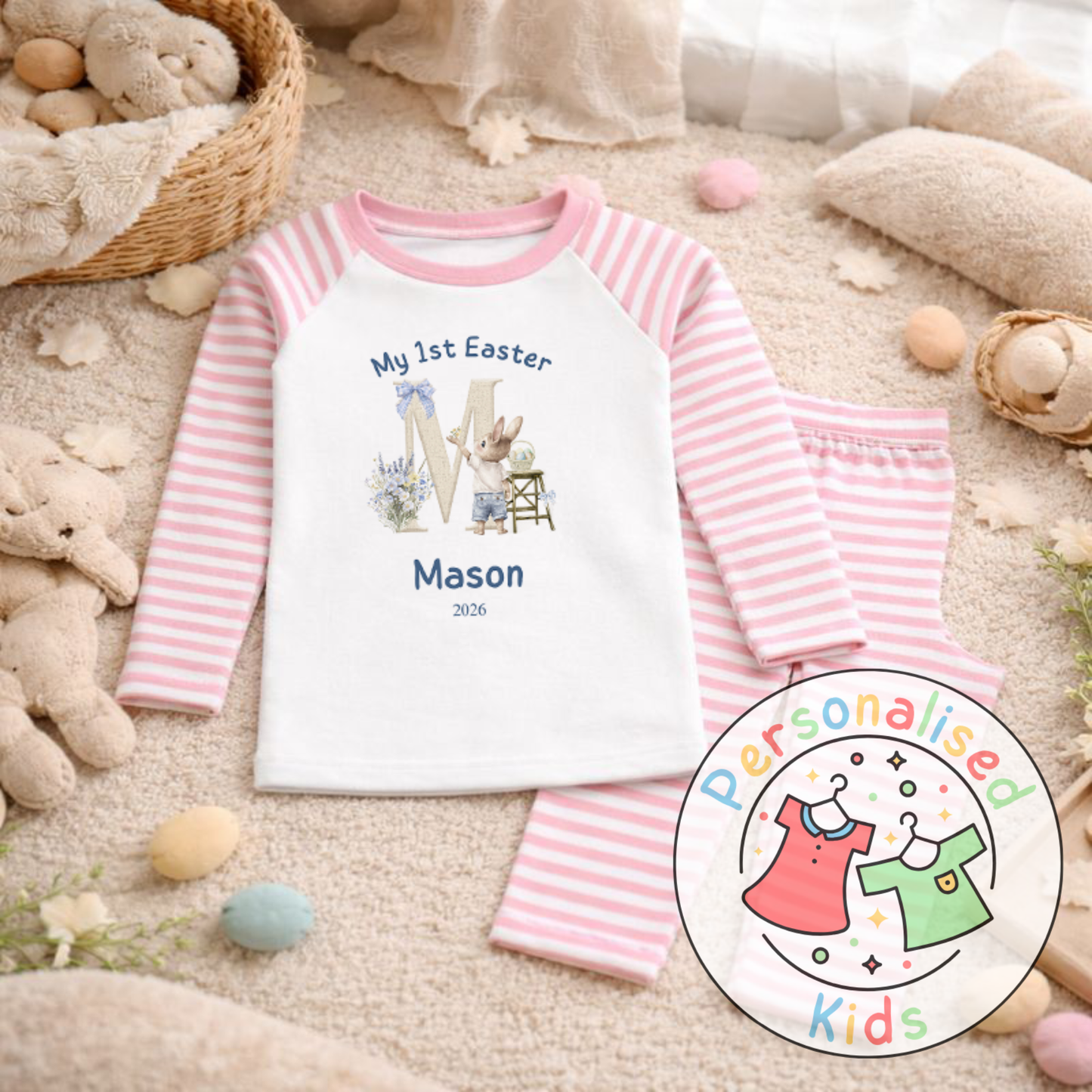 Personalised My 1st Easter Bunny Pyjamas BE006