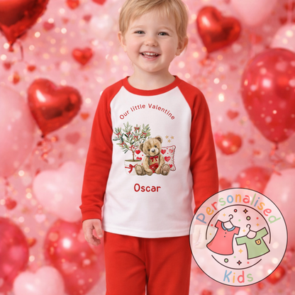 Personalised Valentine’s Pyjamas – Our Little Valentine V005