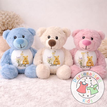 Personalised Honey Bear Teddy Bear HB003