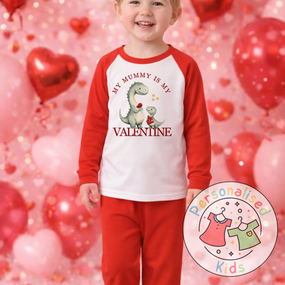 Personalised Valentine’s Pyjamas – Our Little Valentine V010