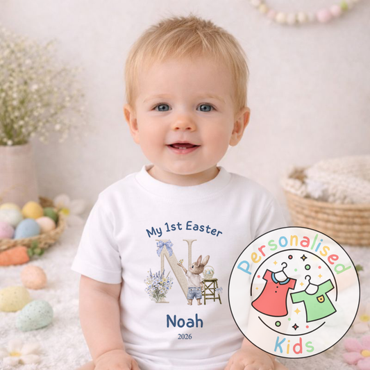 Personalised My 1st Easter Bunny T-Shirt, BE006
