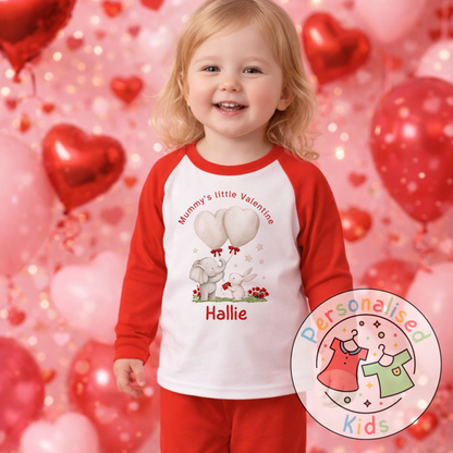Personalised Valentine’s Pyjamas – Our Little Valentine V006