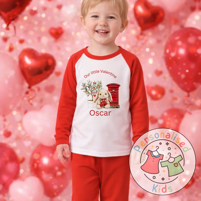 Personalised Valentine’s Pyjamas – Our Little Valentine V009
