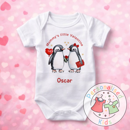 Personalised Valentine’s Baby Grow, T-Shirt, Bodysuit or Romper V008