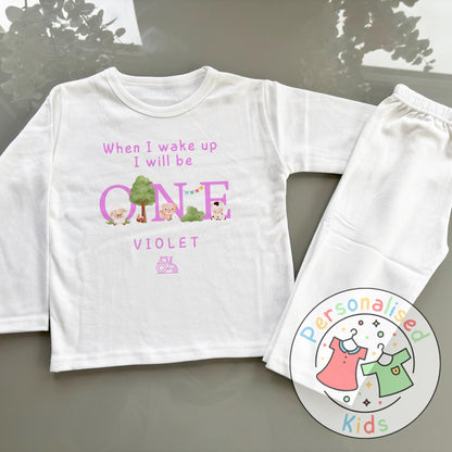 Personalized Farm Animal Birthday Pyjamas – Perfect for Little Farmers!