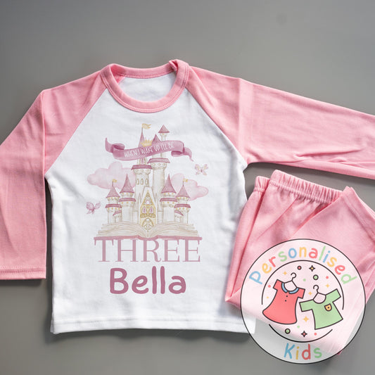Personalized Fairy Tale Castle Pyjamas – Fit for a Little Princess!