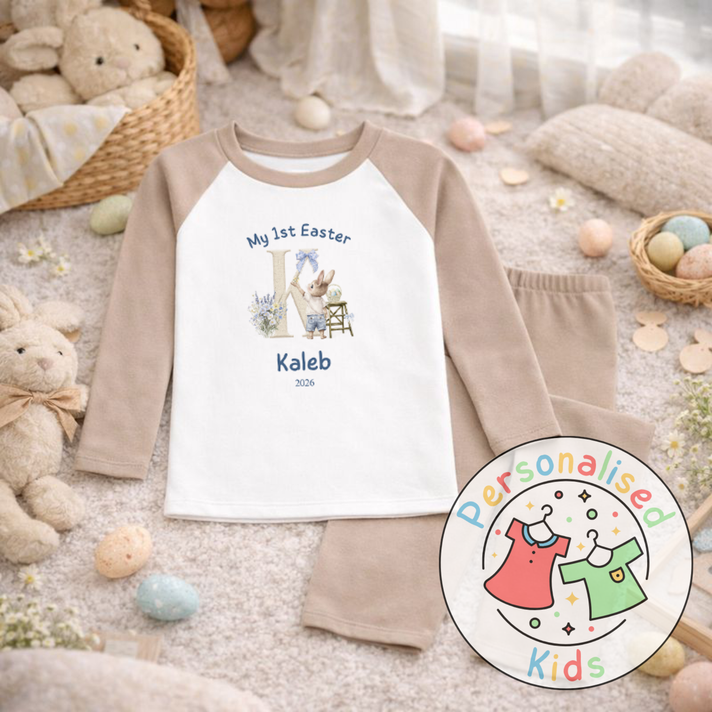 Personalised My 1st Easter Bunny Pyjamas BE006