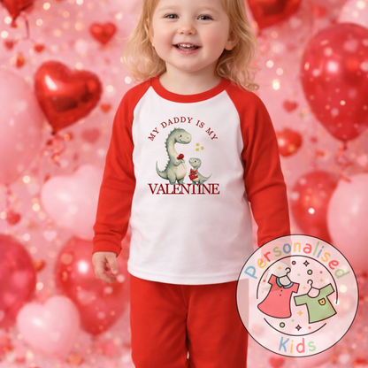 Personalised Valentine’s Pyjamas – Our Little Valentine V010