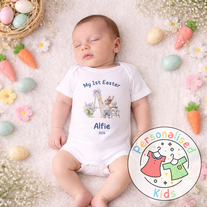 Personalised My 1st Easter Bunny Baby Outfit BE006