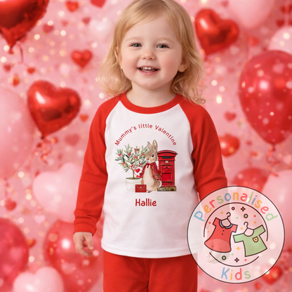 Personalised Valentine’s Pyjamas – Our Little Valentine V007