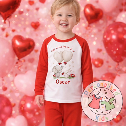 Personalised Valentine’s Pyjamas – Our Little Valentine V006