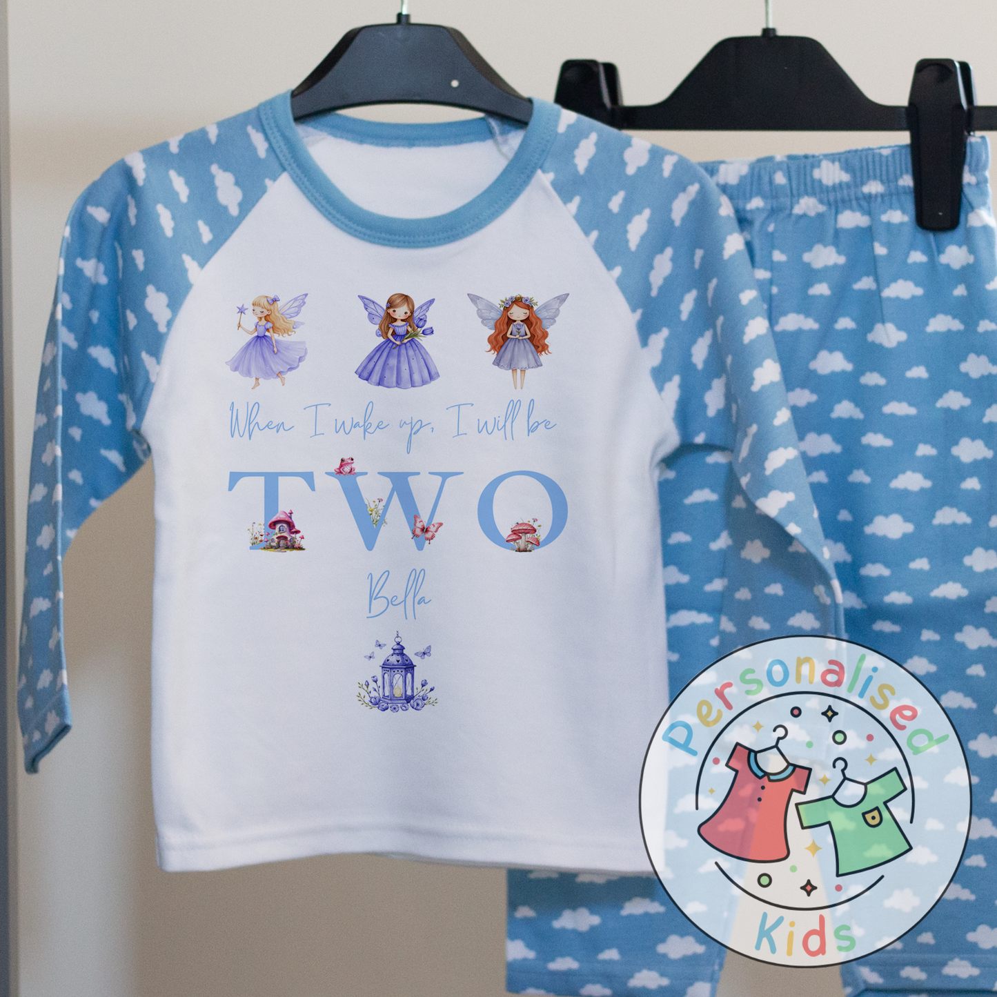 Personalised Fairy Birthday Pyjamas – “When I Wake Up, I Will Be” Design
