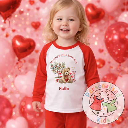 Personalised Valentine’s Pyjamas – Our Little Valentine V005