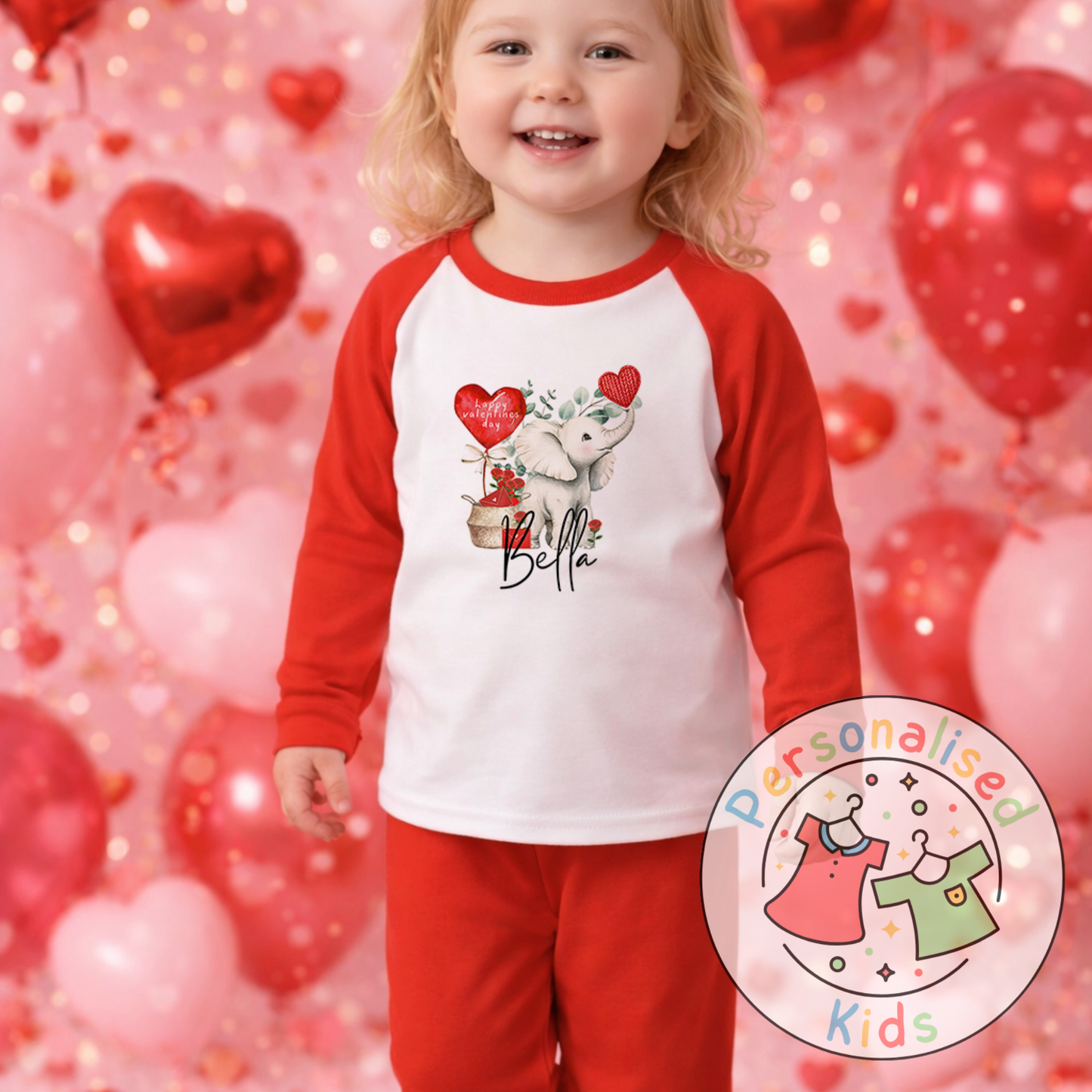 Personalised Valentine’s Pyjamas V013