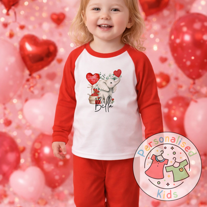 Personalised Valentine’s Pyjamas V013