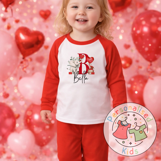 Personalised Valentine’s Pyjamas V012