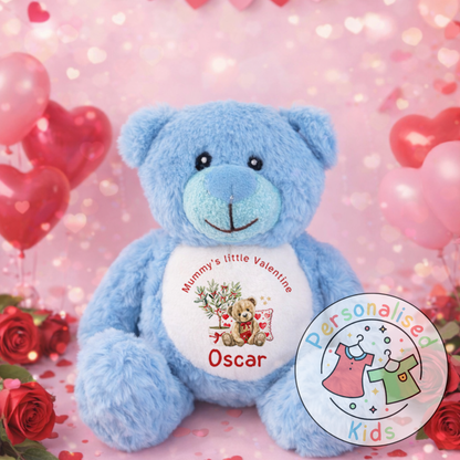 Personalised Valentine’s Teddy Bear – Custom Name Plush Gift V031