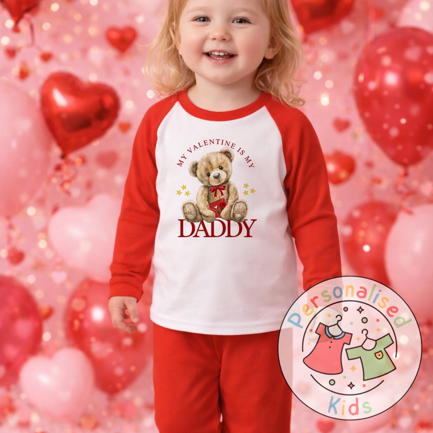 Personalised Valentine’s Pyjamas V011