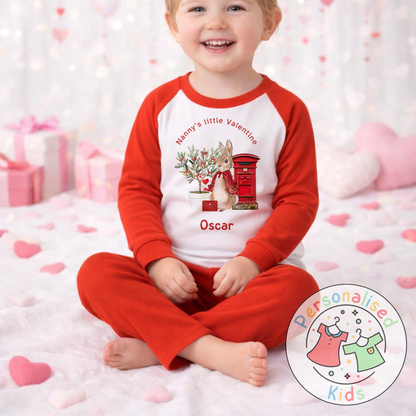 Personalised Valentine’s Pyjamas – Our Little Valentine V007