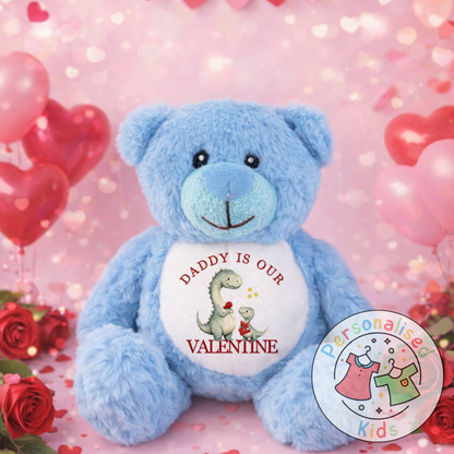Personalised Valentine’s Teddy Bear – Custom Name Plush Gift V036