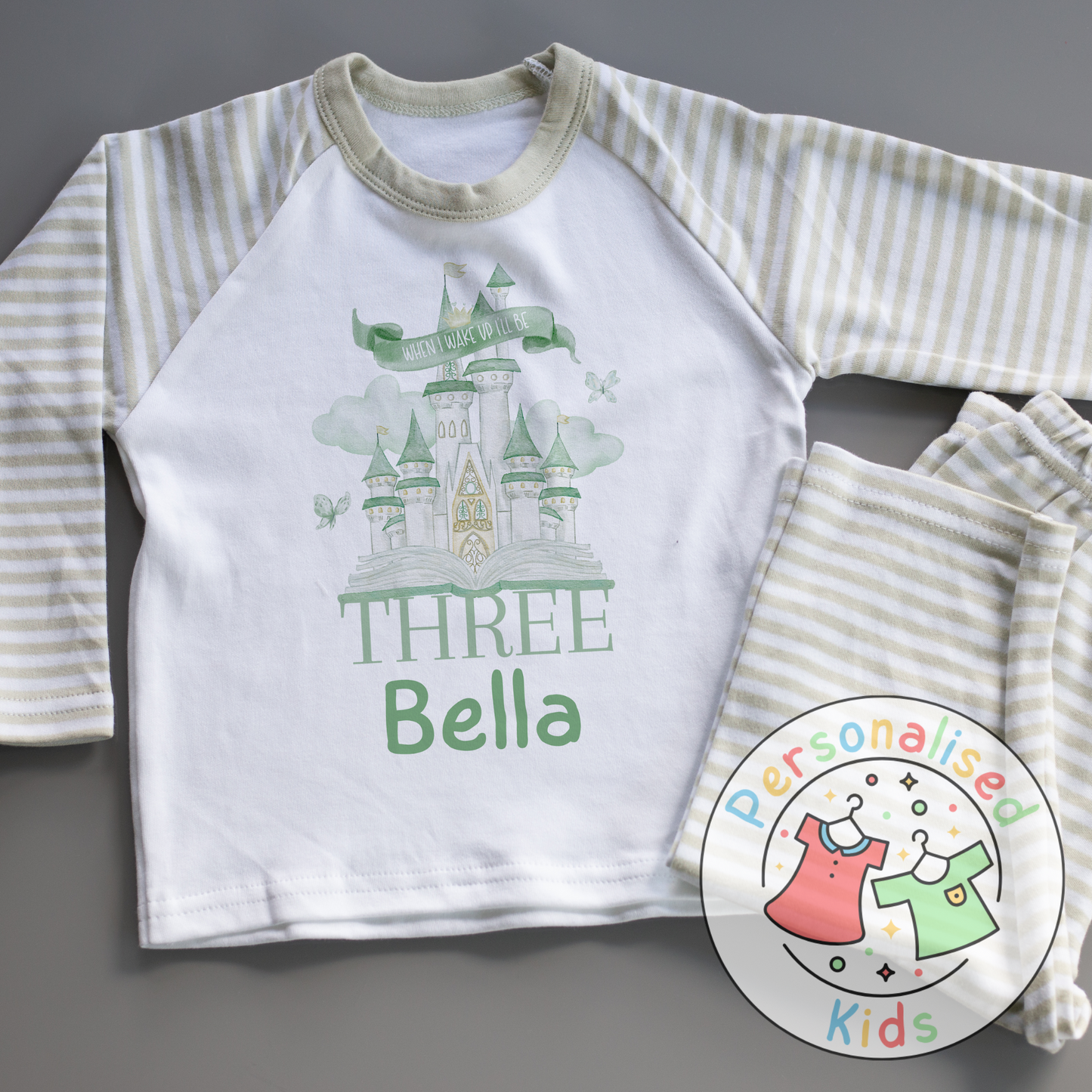 “When I Wake Up I Will Be…” Fairy Tale Castle Birthday Pyjamas – A Dreamy Way to Celebrate!