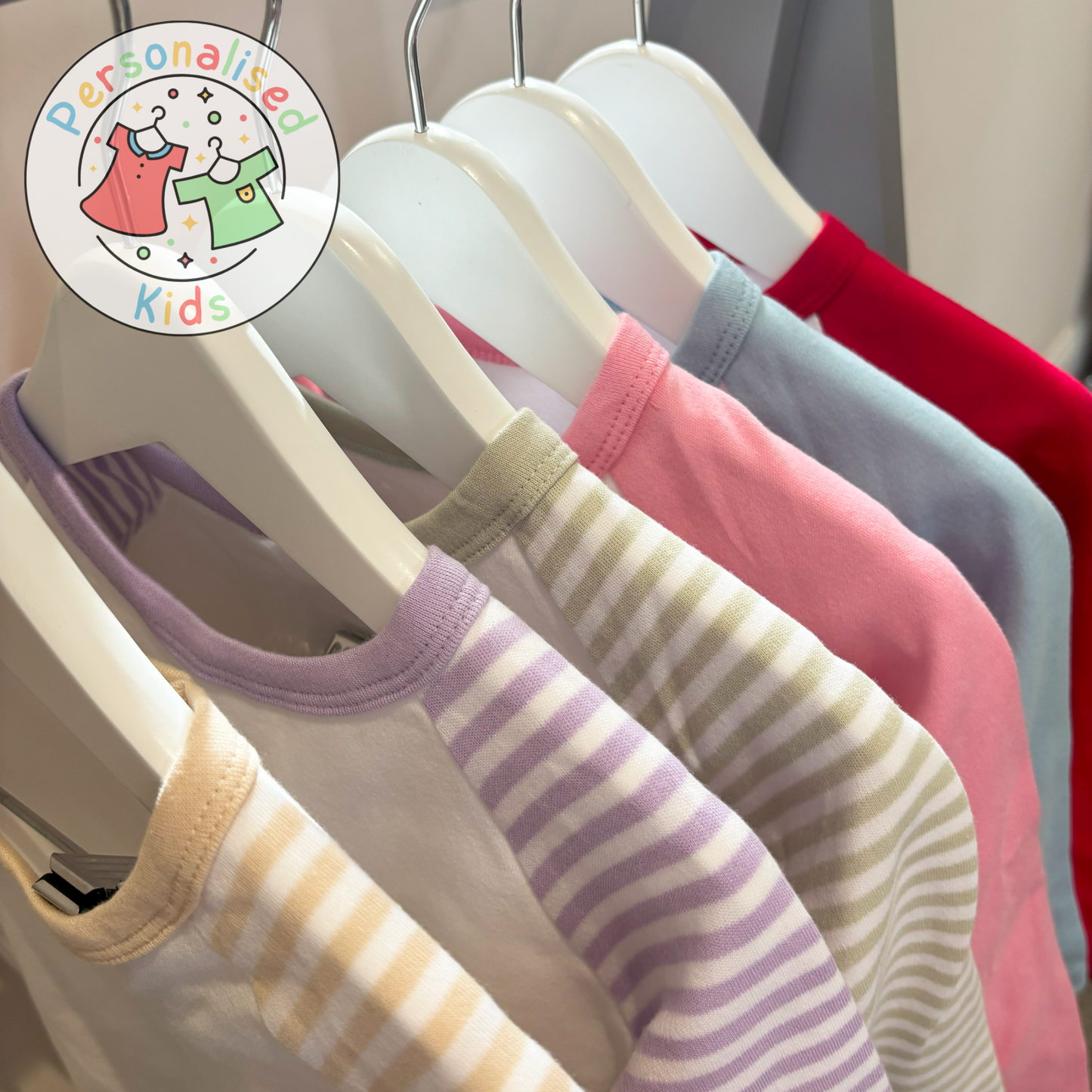 🌈 Personalised Colorful Rainbow "When I Wake Up I Will Be" Birthday Pyjamas – Custom Age & Name 🌟