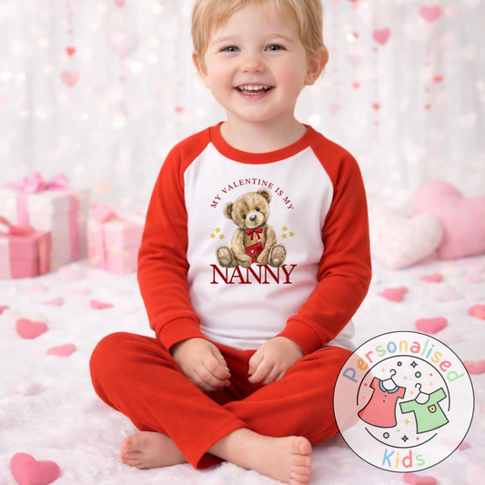 Personalised Valentine’s Pyjamas V011