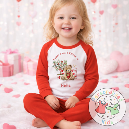 Personalised Valentine’s Pyjamas – Our Little Valentine V005