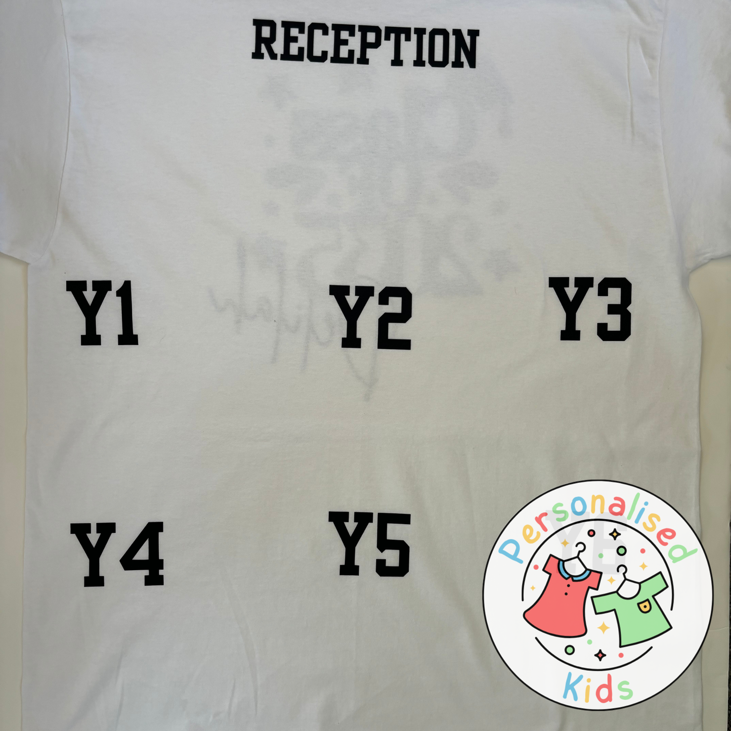 Personalised School Memory Handprint T-Shirt – Leavers Keepsake Shirt