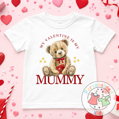 Personalised Valentine’s Baby Grow, T-Shirt, Bodysuit or Romper V011