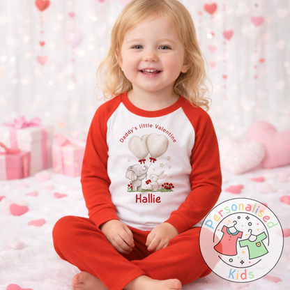 Personalised Valentine’s Pyjamas – Our Little Valentine V006