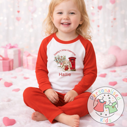 Personalised Valentine’s Pyjamas – Our Little Valentine V009
