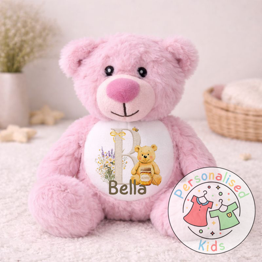Personalised Honey Bear Teddy Bear HB003