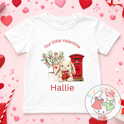 Personalised Valentine’s Baby Grow, T-Shirt, Bodysuit or Romper V009