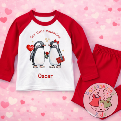 Personalised Valentine’s Pyjamas – Our Little Valentine V008