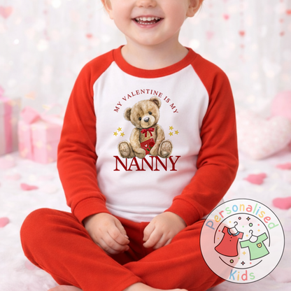 Personalised Valentine’s Pyjamas V011