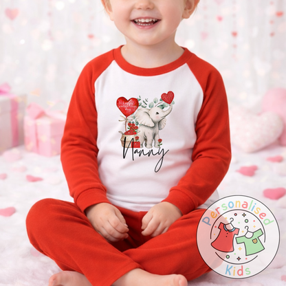 Personalised Valentine’s Pyjamas V013