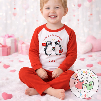 Personalised Valentine’s Pyjamas – Our Little Valentine V008