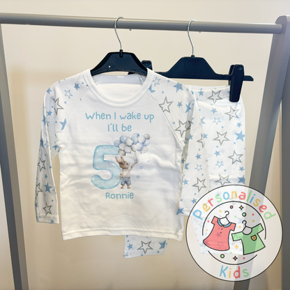 Personalized Blue Floppy's Rabbit Pyjamas – Soft, Snuggly & Perfectly Personal