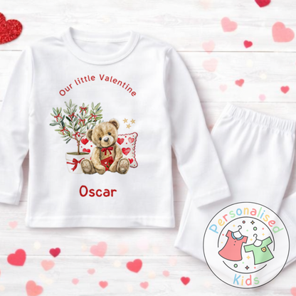 Personalised Valentine’s Pyjamas – Our Little Valentine V005
