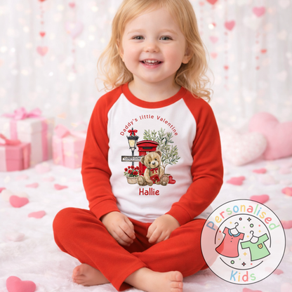 Personalised Valentine’s Pyjamas – Our Little Valentine V004