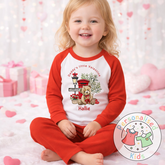 Personalised Valentine’s Pyjamas – Our Little Valentine V004