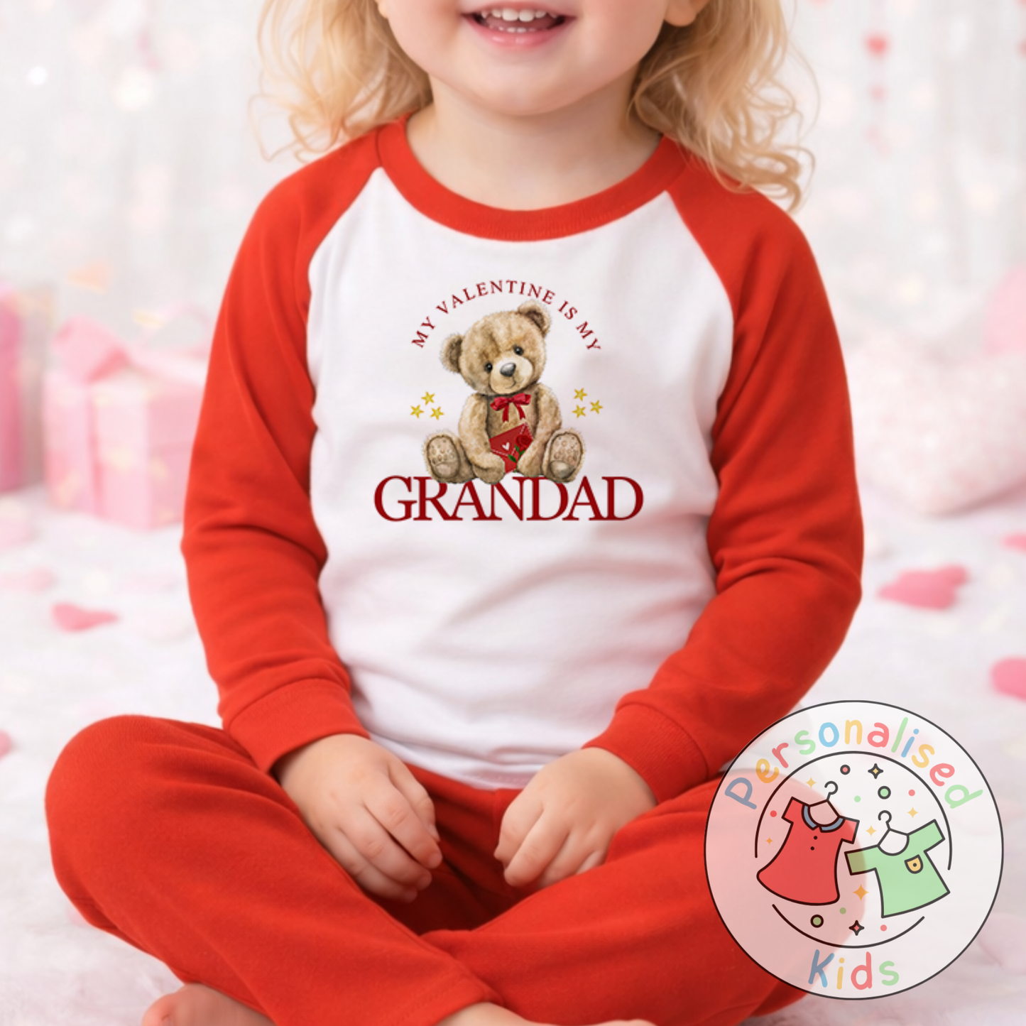 Personalised Valentine’s Pyjamas V011