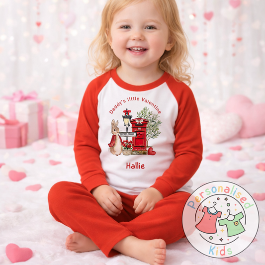 Personalised Valentine’s Pyjamas – Our Little Valentine V002